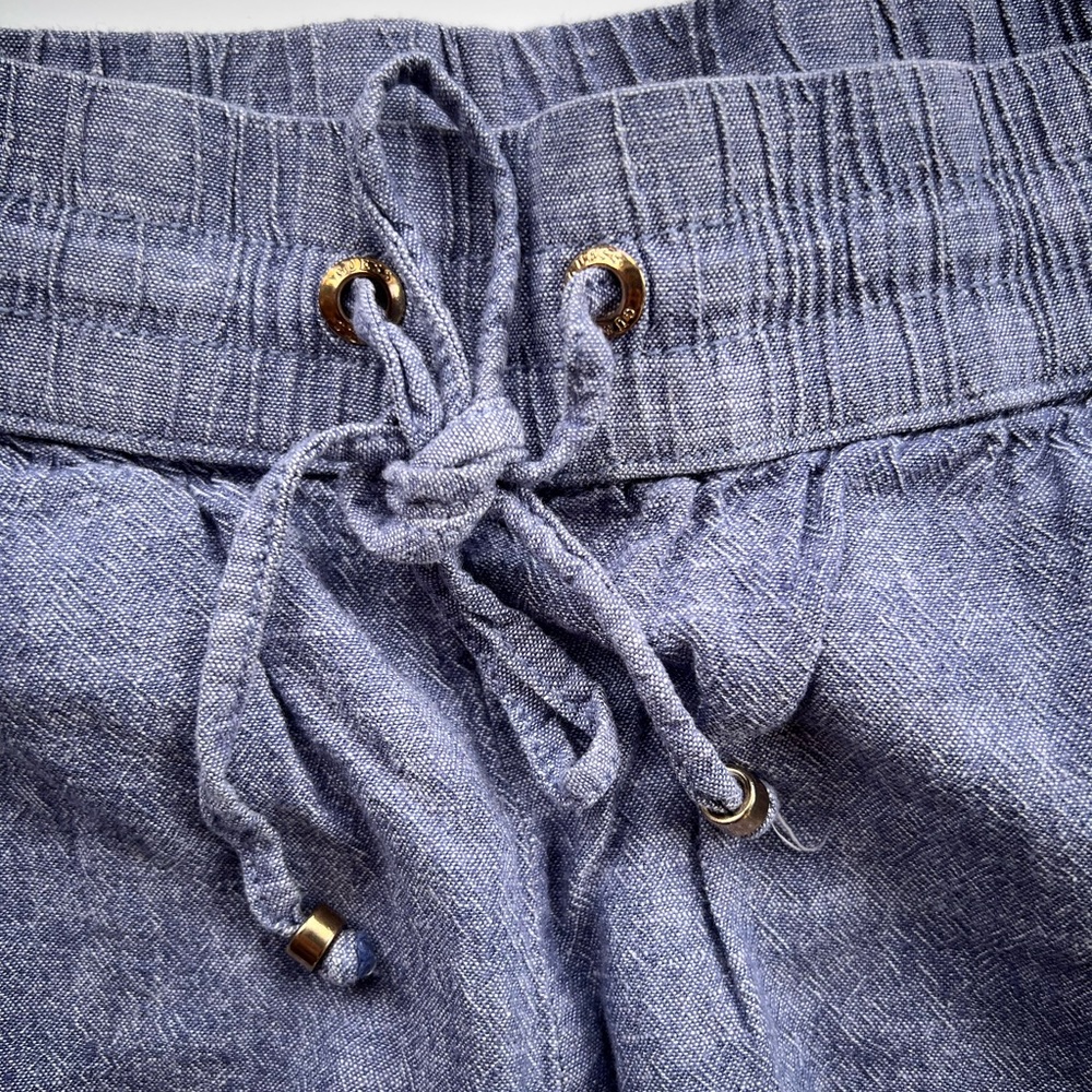 Linen Blue Style Pants - Picture 2 of 5
